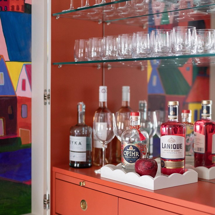 Addison Ross Small White Scalloped Edge Tray