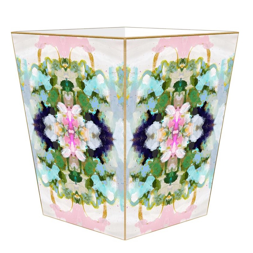 Laura Park Nantucket Bloom Wastepaper Basket
