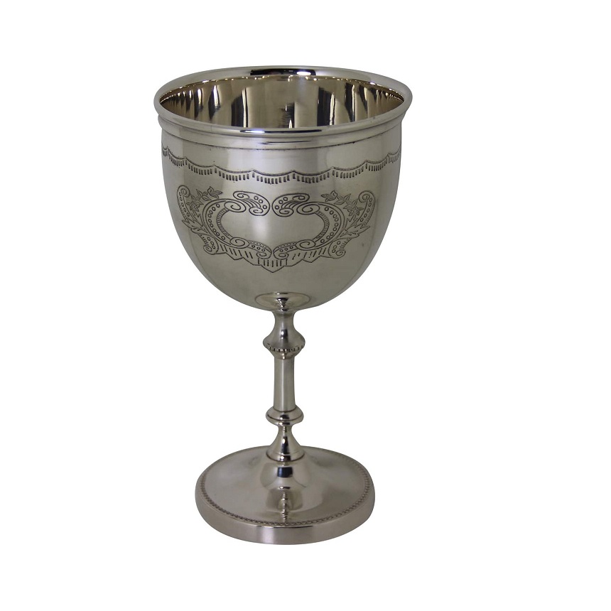 Silver-Plated Engraved Goblet - Manchester