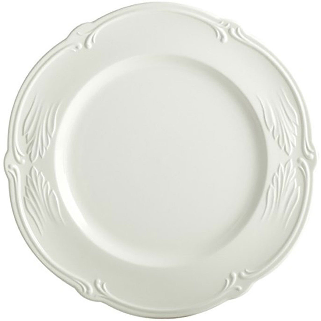 Gien Rocaille Dinner Plate - White