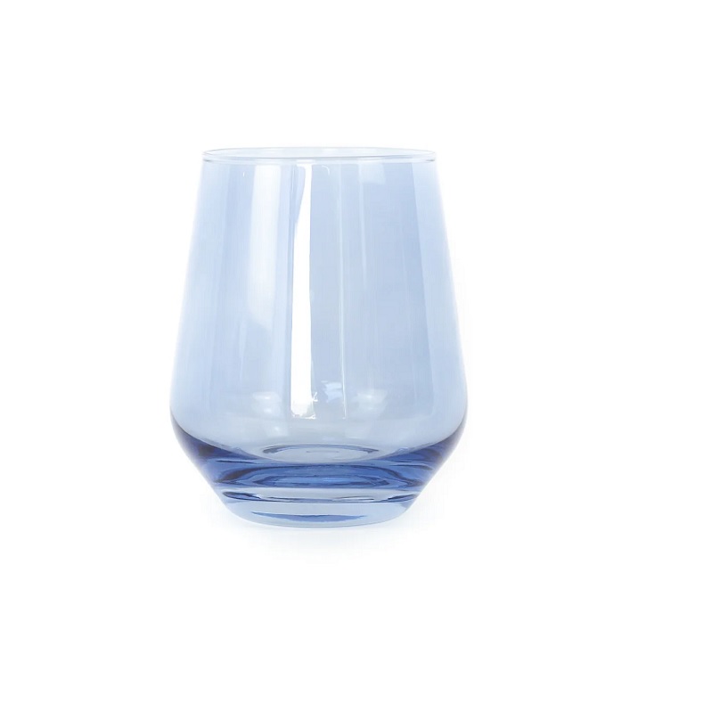 Estelle Stemless Wine Glass - Cobalt