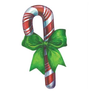 Candy Cane Table Accent