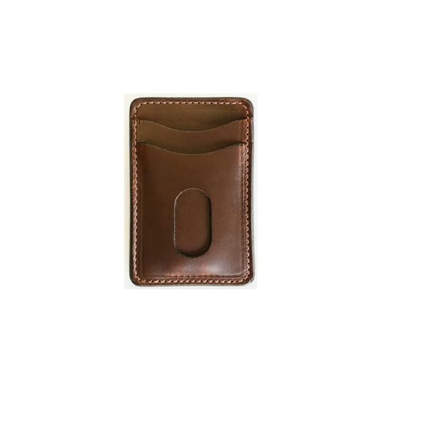 Dark Brown Money Clip Wallet