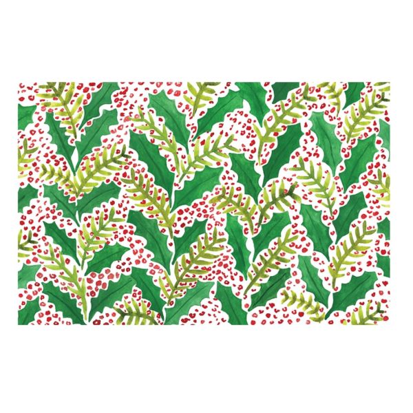 Jolly Holly Paper Placemats