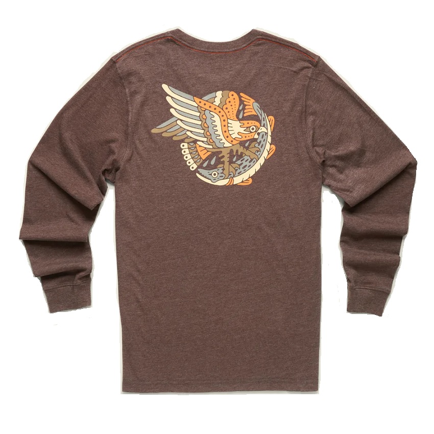 Osprey and Pike Select Longlseeve T-Shirt - Espresso