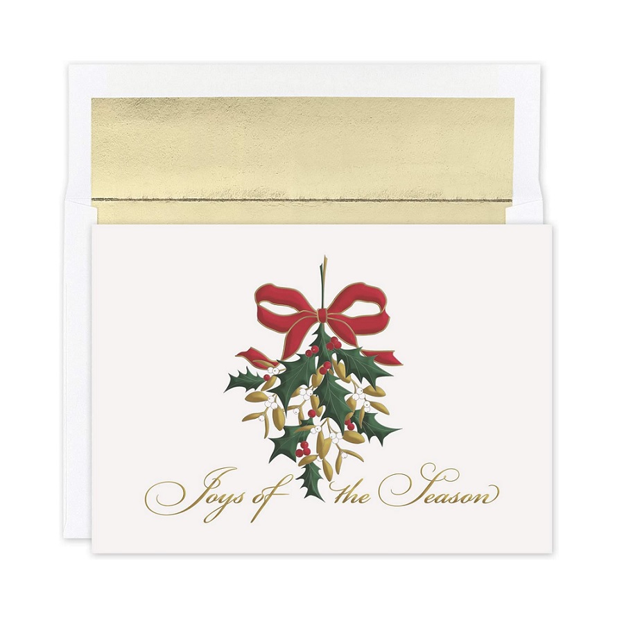 Masterpiece Studios Holiday Boxed Cards - Mistletoe Joy
