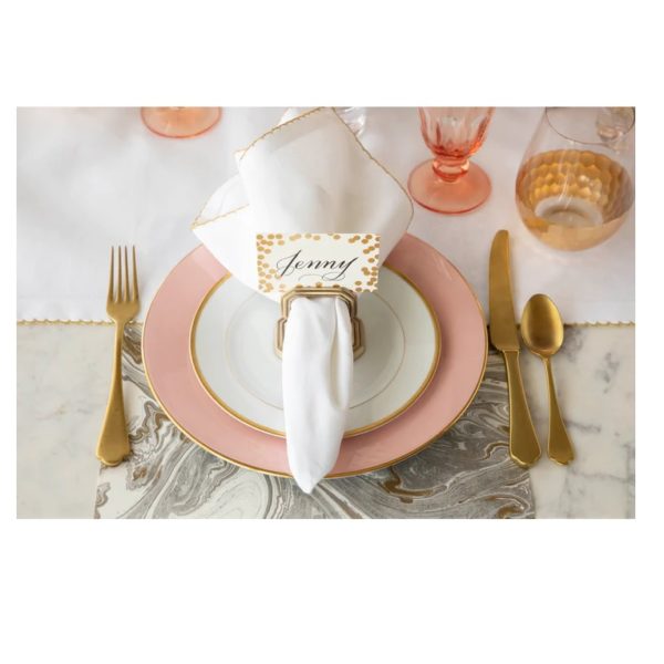 Napkin Ring with Place Card Holder