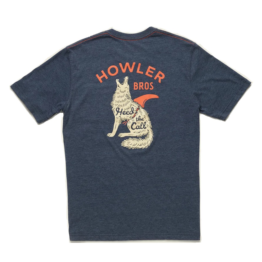 Howler Coyote Pocket T-Shirt - Navy