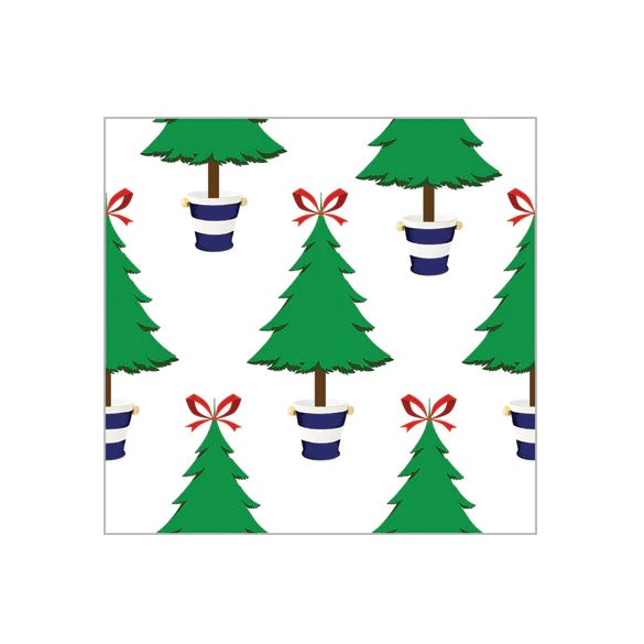 Preppy Trees Gift Wrap Paper
