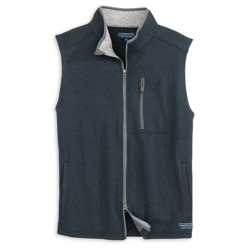 Recycled Sweater Fleece Vest, Fishing Clothing