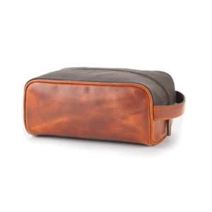 Canvas Dopp Kit - Chestnut