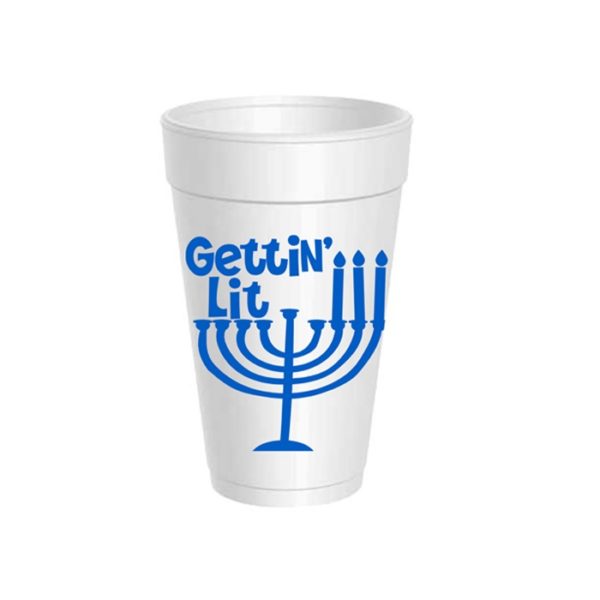 Gettin’ Lit – Hanukkah Cups