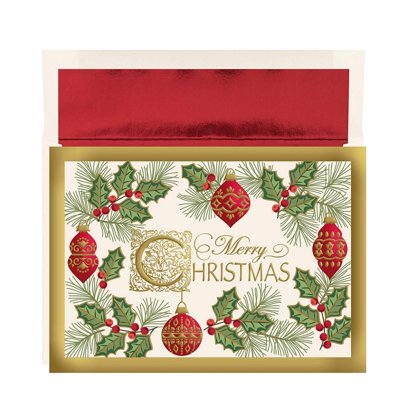 Masterpiece Studios Holiday Collection Cards - Antique Merry Christmas
