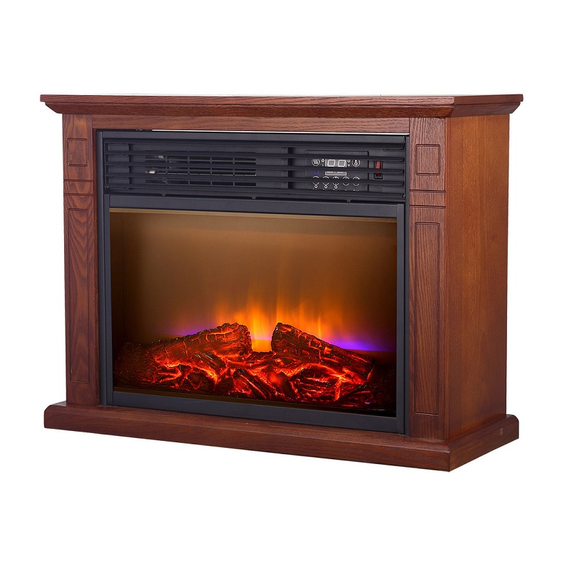 Mobile Quartz Electric Fireplace with Real Flame™ Technology