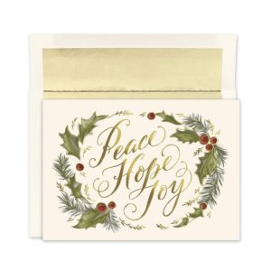 Masterpiece Studios Holiday Collection Cards - Peace Hope Joy