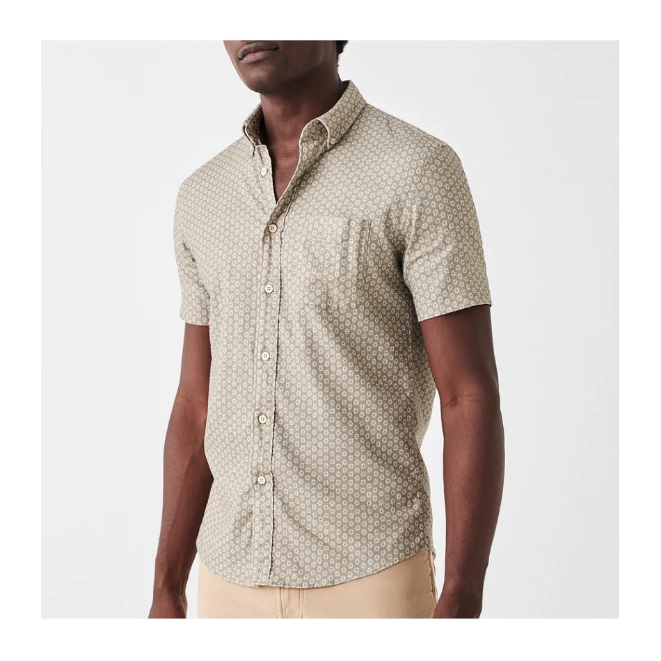 Short-Sleeve Breeze Shirt - Coastal Sage Sunburst