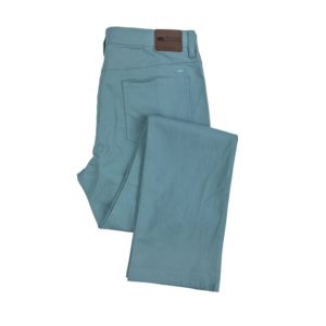 Flex Micro Canvas Five Pocket Stretch Pant - Smoke Blue