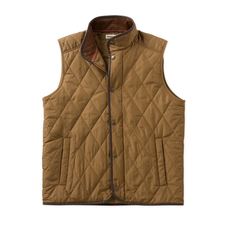 Quilted Vest - Tobacco