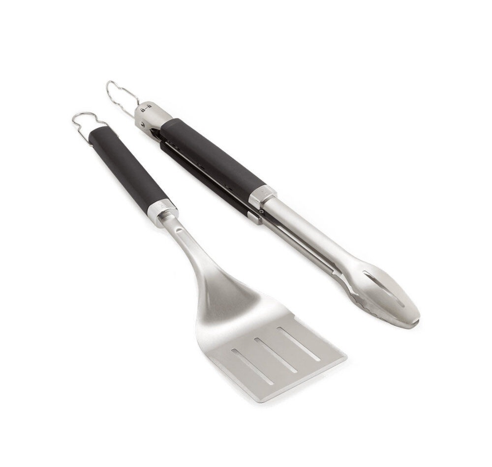 Weber Precision Grill Tongs and Spatula Set 2pc