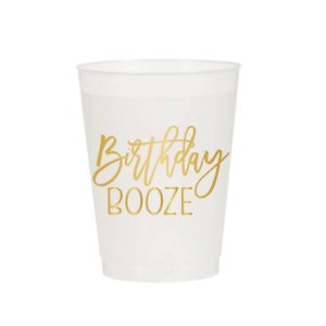 Birthday Booze Frost Cups  