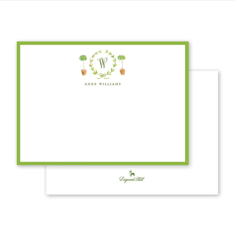 French Topiary Boxed Note Cards