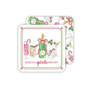 Making Spirits Bright Paper Coasters