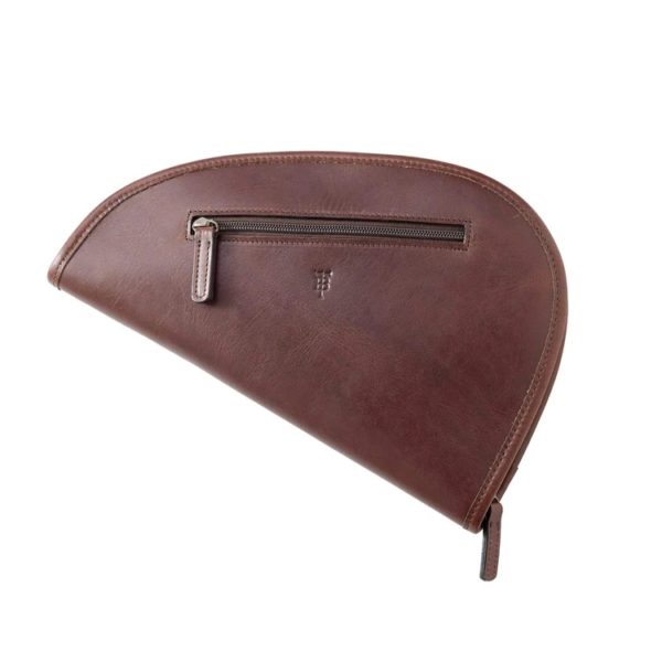 Leather Pistol Case - Oak