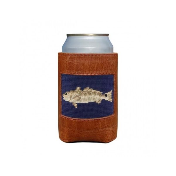 Redfish Needlepoint Can Cooler