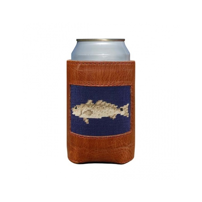Redfish Needlepoint Can Cooler