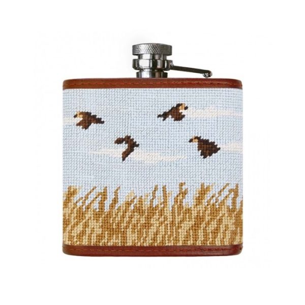 Upland Shoot Needlepoint Flask Berings