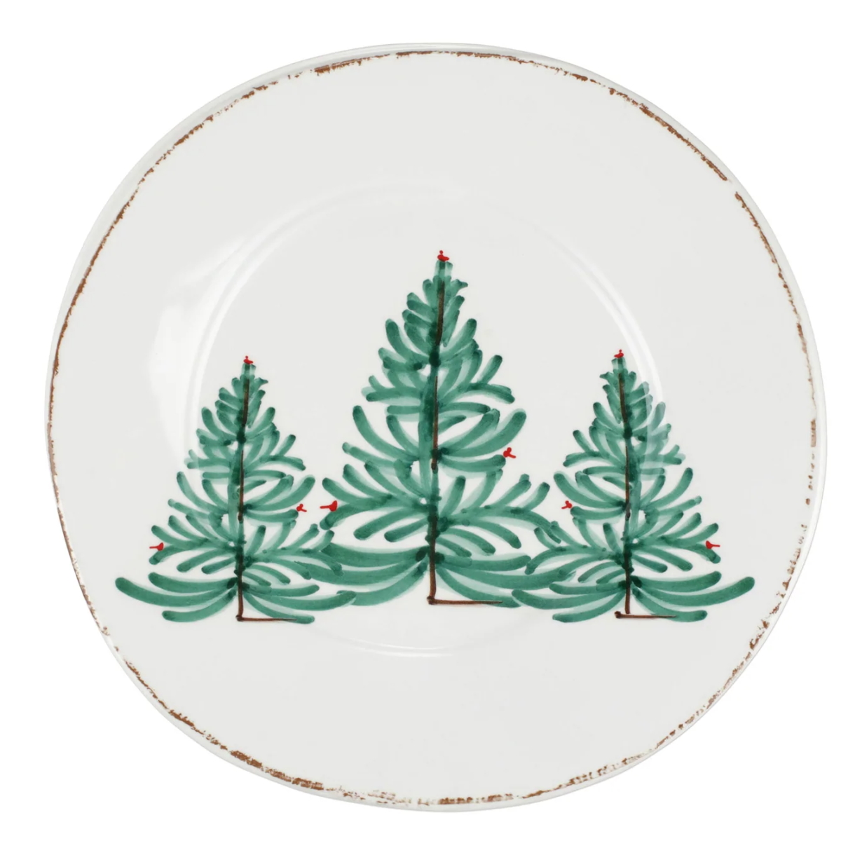 Vietri Melamine Lastra Holiday Dinner Plate