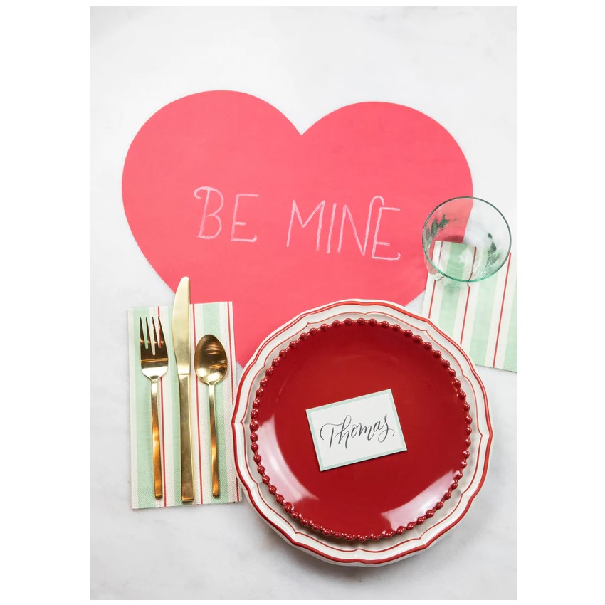 Hester & Cook Die-Cut Heart Placemat