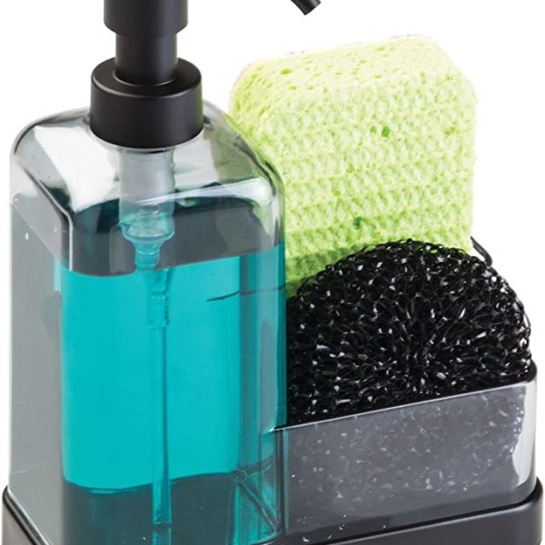 Hexa Sponge & Brush Organizer with Soap Pump2