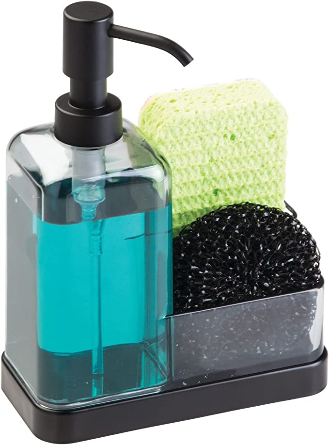 Hexa Sponge & Brush Organizer with Soap Pump2
