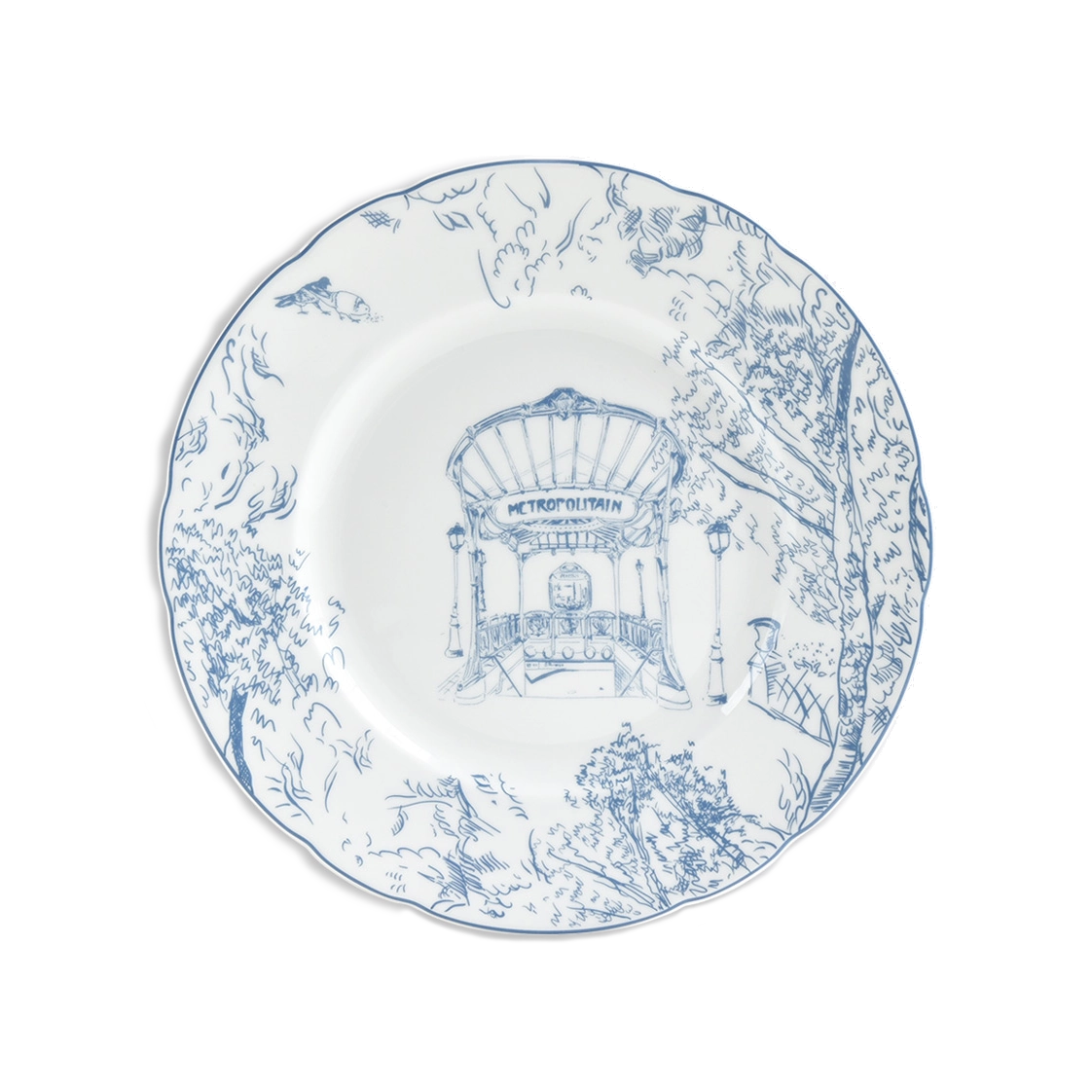 Bernardaud Tout Paris Salad Plate Set | Berings