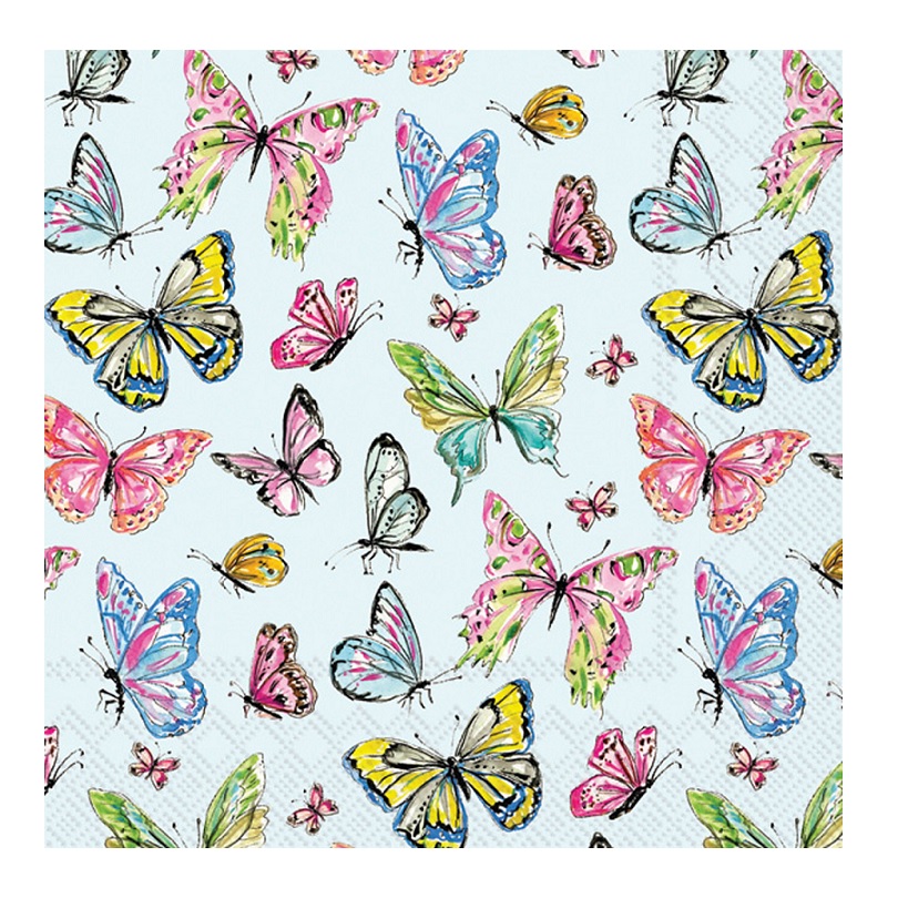 Butterfly Medley Lunch Napkins