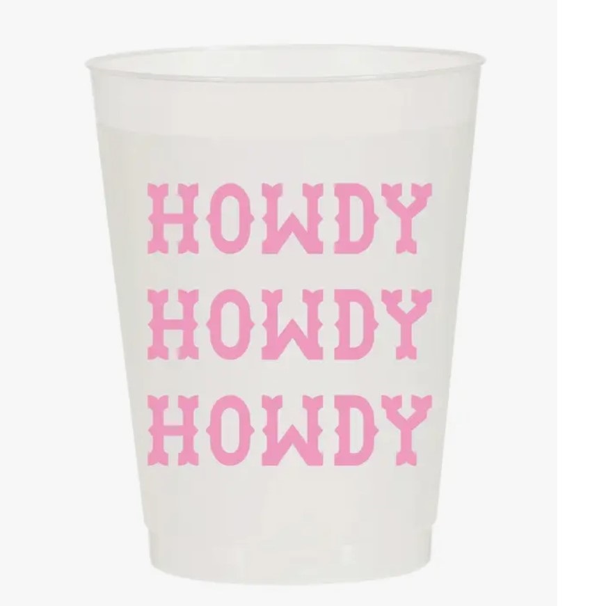 Howdy Frosted Flex Cups