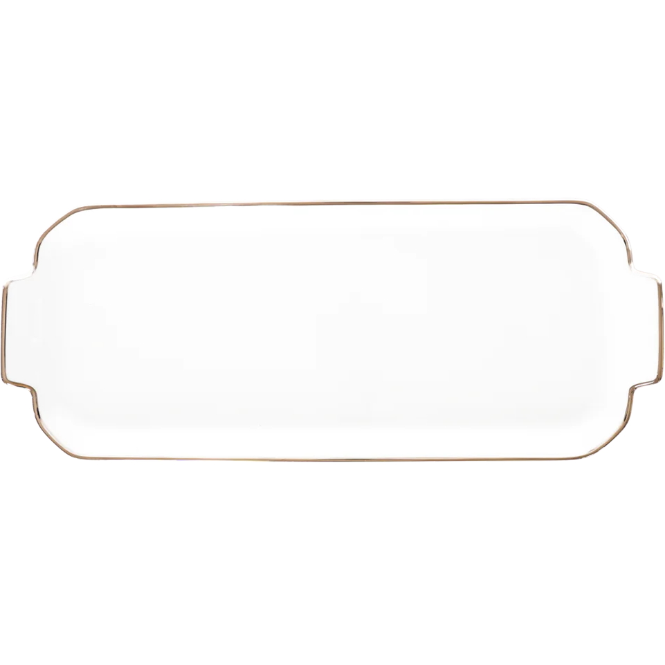 Haviland Orsay Gold Oblong Cake Platter