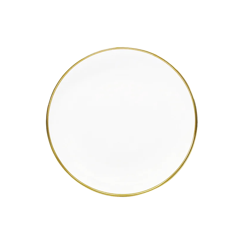 Haviland Orsay Gold Rimless Soup Plate