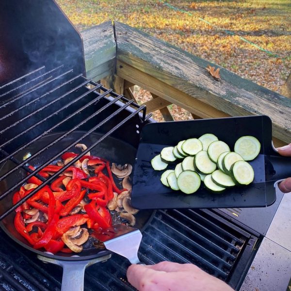 Chop2Pot™ Medium Folding Chopping Board - Black