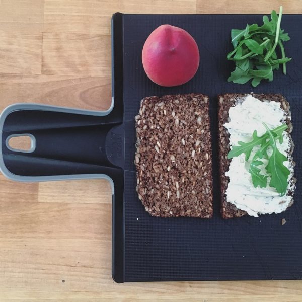 Chop2Pot™ Medium Folding Chopping Board - Black