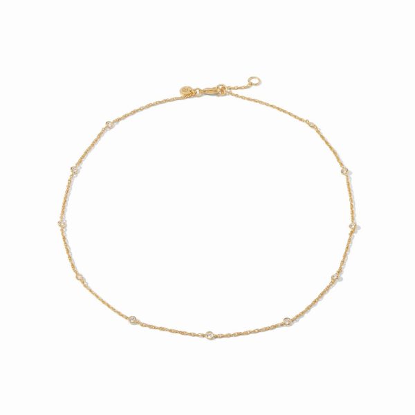 Julie Vos Celeste Delicate Station Necklace