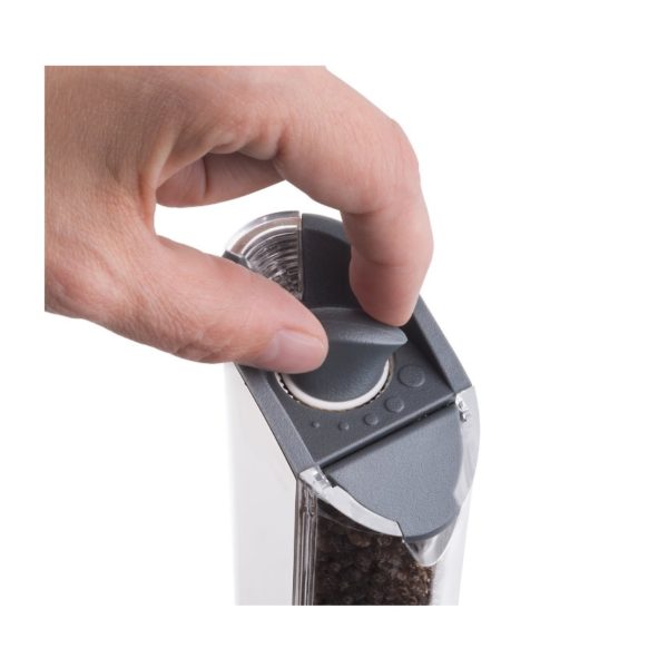 TrAdE Shop Traesio - Timer Da Cucina Meccanico A Forma Di Macinapepe Cromato Cottura Alimenti