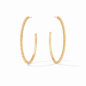 Julie Vos Colette Bead Hoop Earrings - Extra Large