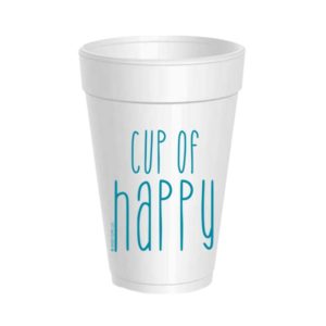 Cup Of Happy Styrofoam Cups