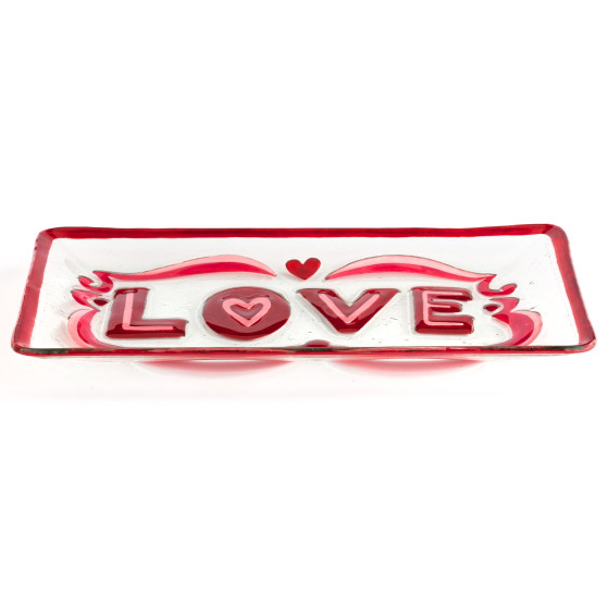 Demdaco Love Framed Rectangle Platter