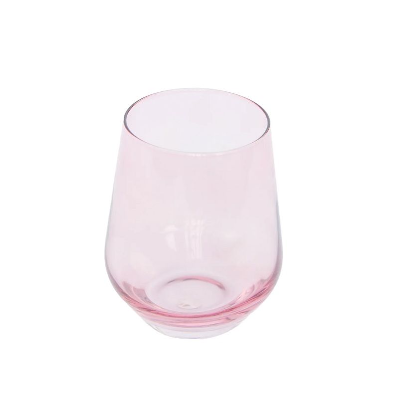 Estelle Stemless Wine Glass Rose Berings