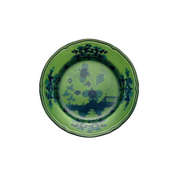 Ginori 1735 Oriente Italiano Bread Plate - Malachite
