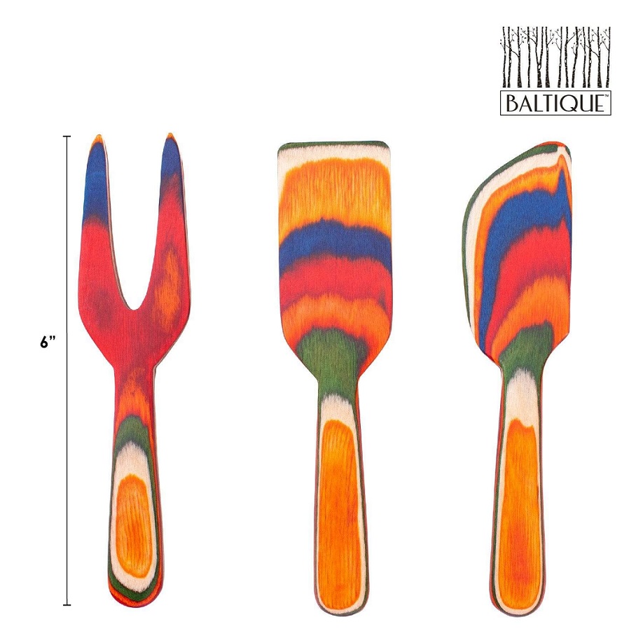 Baltique Mykonos Collection 4-Piece Cooking Utensil Set