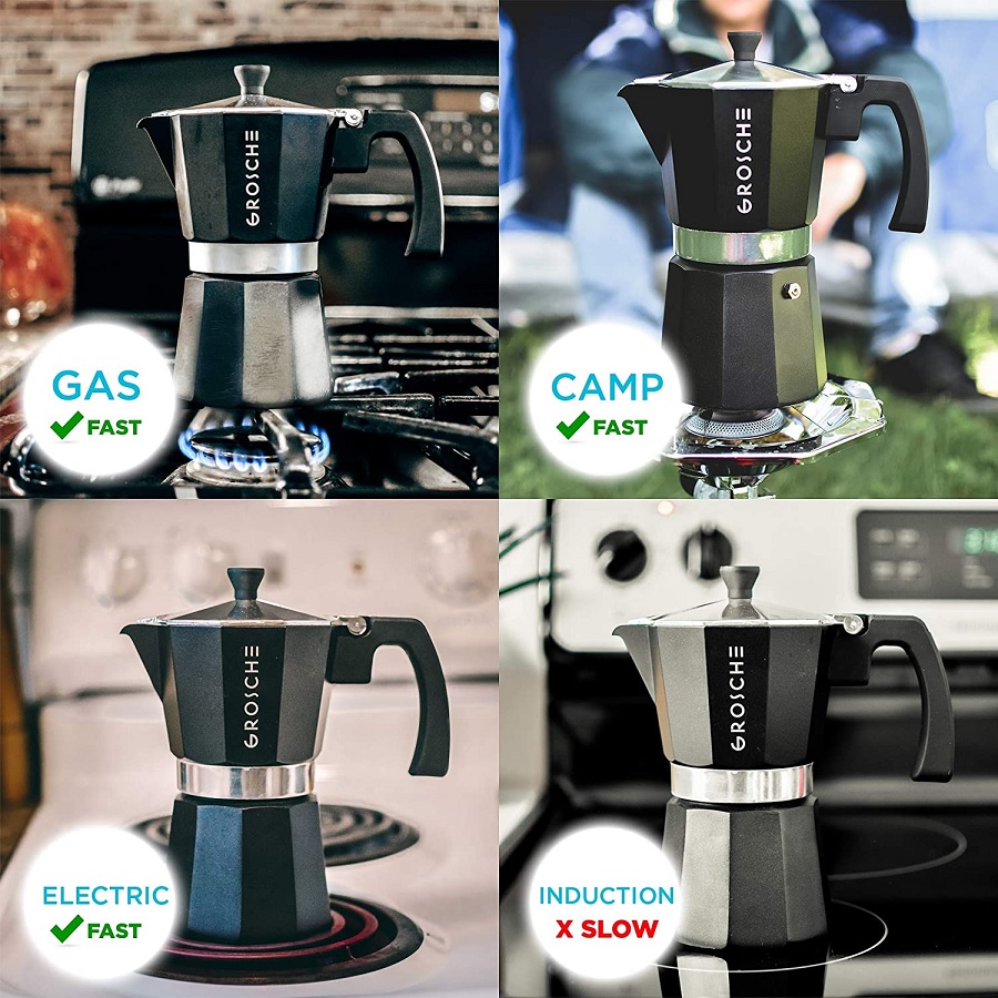 Italian-style.Espresso Hand-brewed Coffee Pot 6 Household Outdoor Appliances